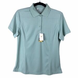 Monterey Club Pique Dry Swing Golf Polo Top Women's Small